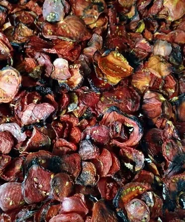 Spicy fire soup with pearl barley